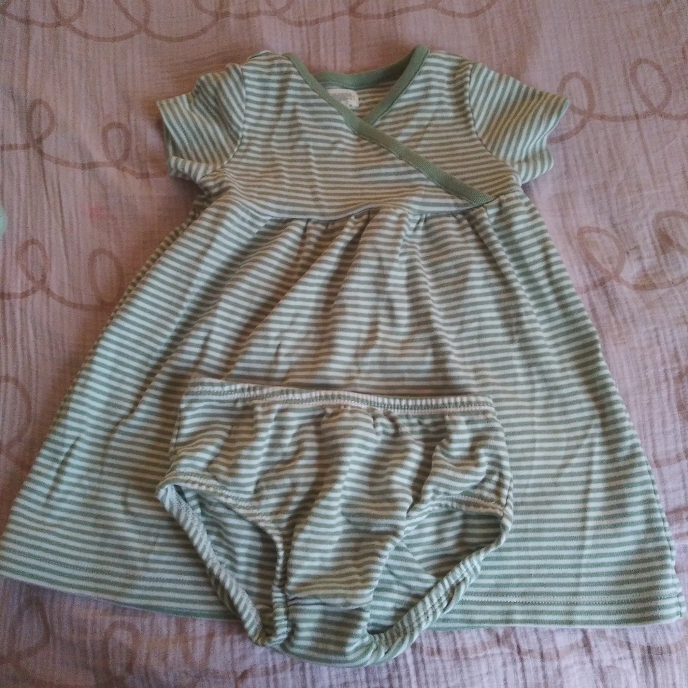 Dress and underwear